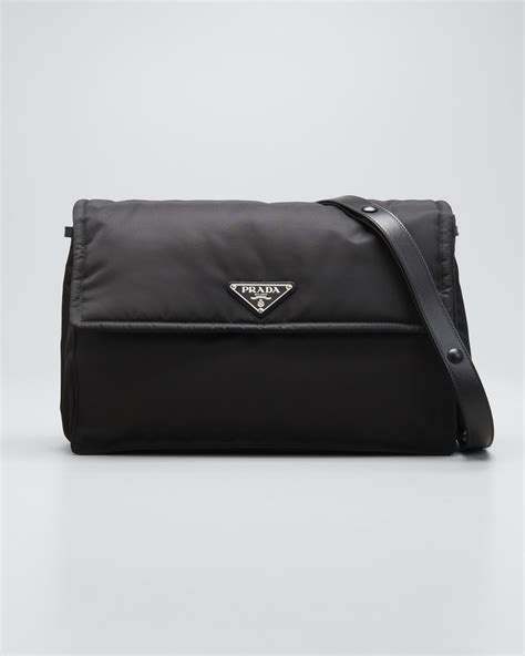 prada triangle mini recycled nylon shoulder bag|prada small nylon camera bag.